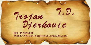 Trojan Đerković vizit kartica